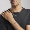 2 Jewels - Bracciale In Acciaio 316L - Satinato - Catena Pallinata