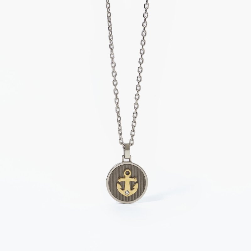 2 Jewels - Collana In Acciaio 316L - Pvd Gold - Cristalli