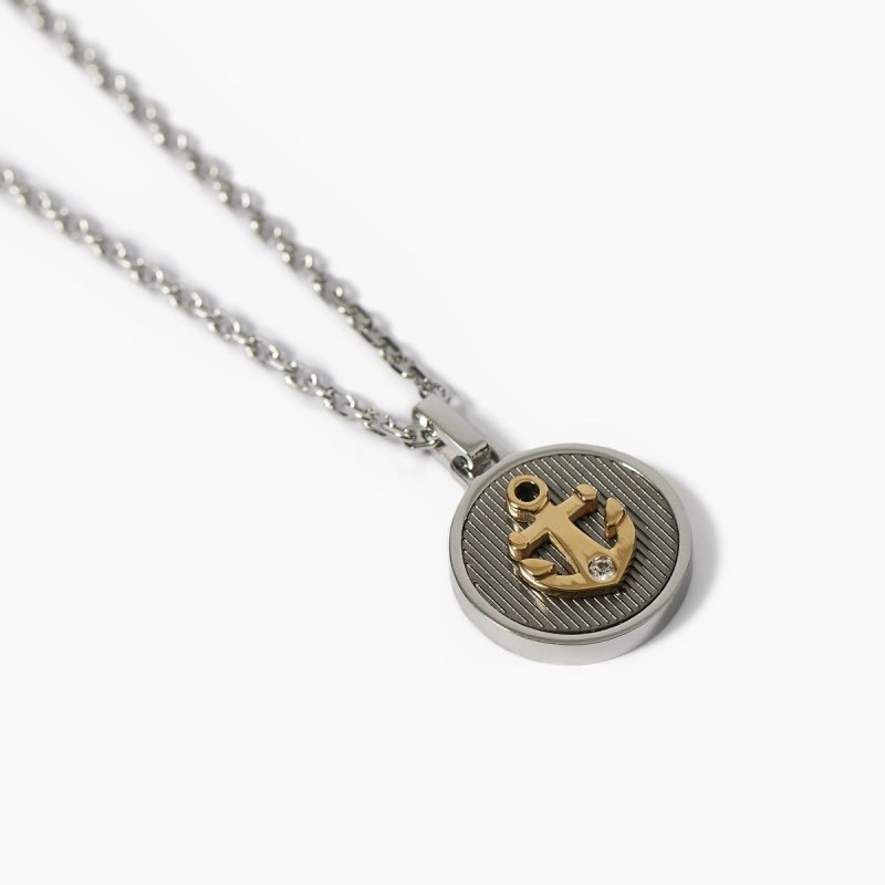 2 Jewels - Collana In Acciaio 316L - Pvd Gold - Cristalli