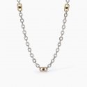 2 Jewels - Collana In Acciaio 316L - Pvd Gold - Cristalli