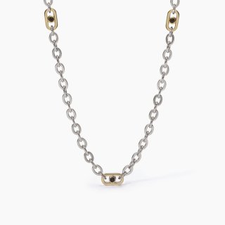 2 Jewels - Collana In Acciaio 316L - Pvd Gold - Cristalli