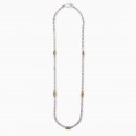 2 Jewels - Collana In Acciaio 316L - Pvd Gold - Cristalli