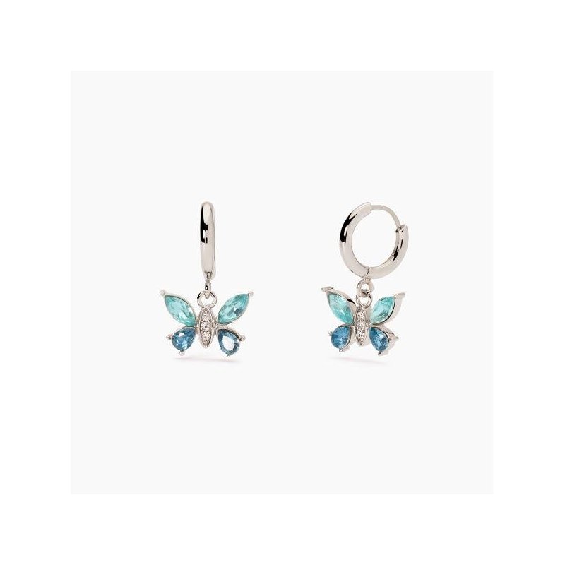 2 Jewels - Orecchini In Acciaio 316L - Zaffiro Sint - Zirc Cris