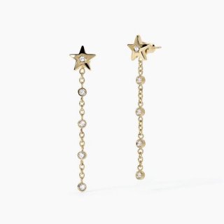 2 Jewels - Orecchini In Acciaio 316L - Pvd Giallo - Cristalli