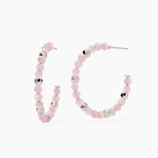 2 Jewels - Orecchini In Acciaio 316L - Glass Rosa