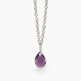 2 Jewels - Girocollo In Acciaio 316L - Glass Viola