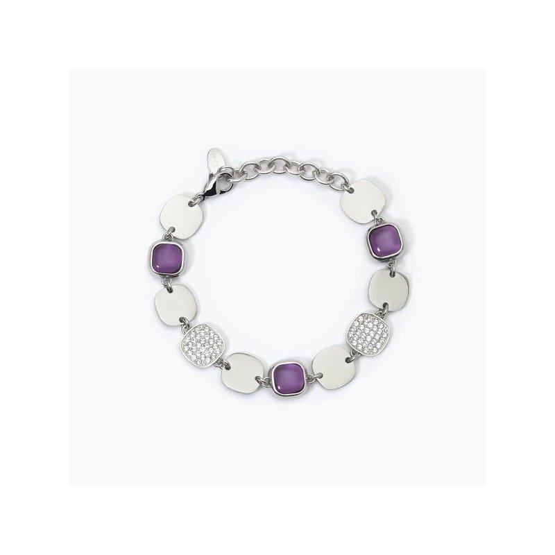 2 Jewels - Bracciale In Acciaio 316L - Glass - Cristalli