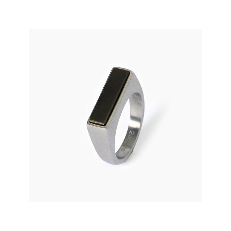2 Jewels - Anello In Acciaio 316L - Pvd Gunmetal