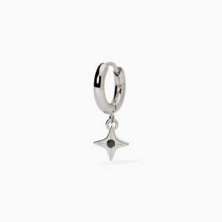 2 Jewels - Orecchino In Acciaio 316L - Cristalli Neri