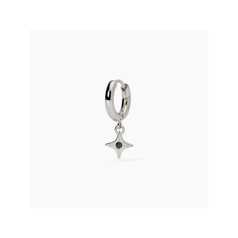 2 Jewels - Orecchino In Acciaio 316L - Cristalli Neri