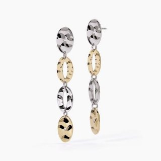 2 Jewels - Orecchini In Acciaio 316L - Pvd Giallo - Cristalli