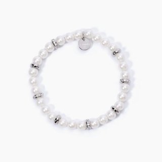 2 Jewels - Bracciale In Acciaio 316L - Perle Conchiglia - Cristal