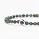 2 Jewels - Bracciale Giada Verde - Acciaio 316L - Elegante