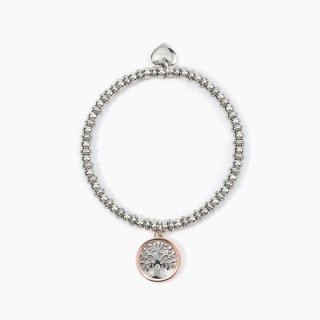 2 Jewels - Bracciale In Acciaio 316L - Pvd Rosé - Cristalli