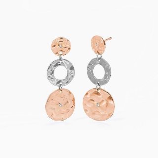 2 Jewels - Orecchini In Acciaio 316L - Pvd Rosé - Cristalli