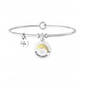 Kidult - Bracciale In Acciaio 316L - Pvd Gold - Cristallo