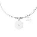 Kidult - Bracciale In Acciaio 316L - Pvd Gold - Cristallo