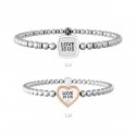 Kidult - Bracciale In Acciaio 316L E Pvd - Elegante E Resistente
