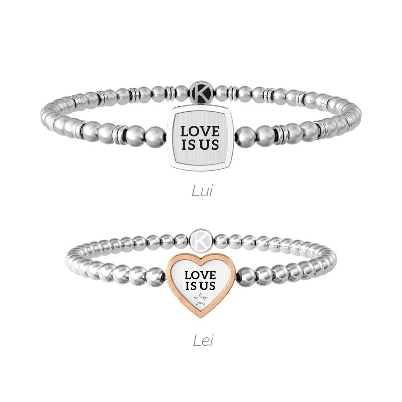 Kidult - Bracciale In Acciaio 316L E Pvd - Elegante E Resistente