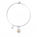 Kidult - Bracciale In Acciaio 316L E Pvd Ros - Strong And Brave