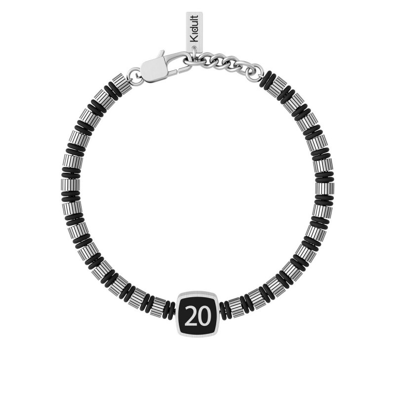 Kidult - Bracciale In Acciaio 316L - Lucido - Satinato