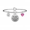 Kidult - Bracciale In Acciaio 316L - Smalto - Cristalli