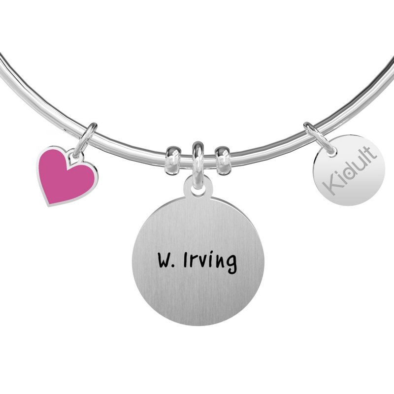 Kidult - Bracciale In Acciaio 316L - Smalto - Cristalli