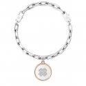 Kidult - Bracciale In Acciaio 316L - Pvd Ros - Cristalli