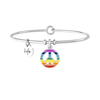 Kidult - Bracciale Bangle - Acciaio 316L - Cristallo