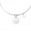 Kidult - Bracciale Bangle - Acciaio 316L - Cristallo