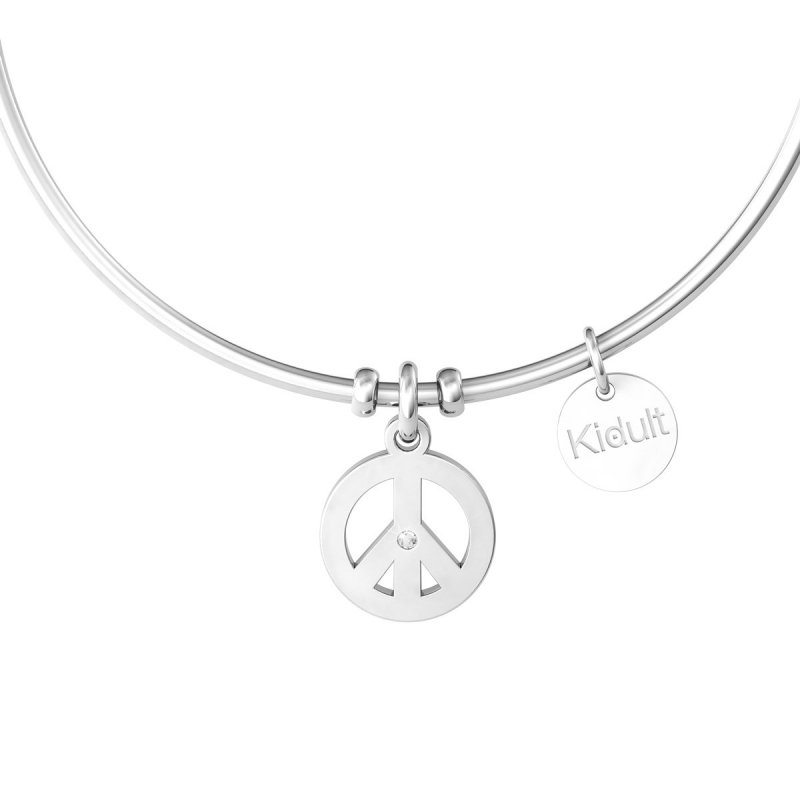 Kidult - Bracciale Bangle - Acciaio 316L - Cristallo