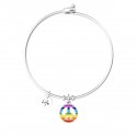 Kidult - Bracciale Bangle - Acciaio 316L - Cristallo