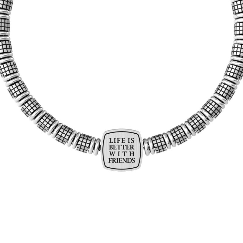 Kidult - Bracciale In Acciaio 316L - Lucido E Satinato