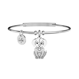 Kidult - Bracciale In Acciaio 316L - Smalto - Cristalli