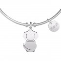 Kidult - Bracciale In Acciaio 316L - Smalto - Cristalli