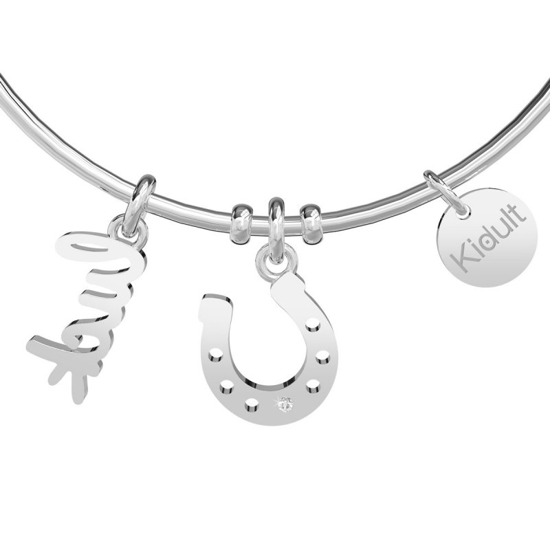 Kidult - Bracciale In Acciaio 316L - Cristalli
