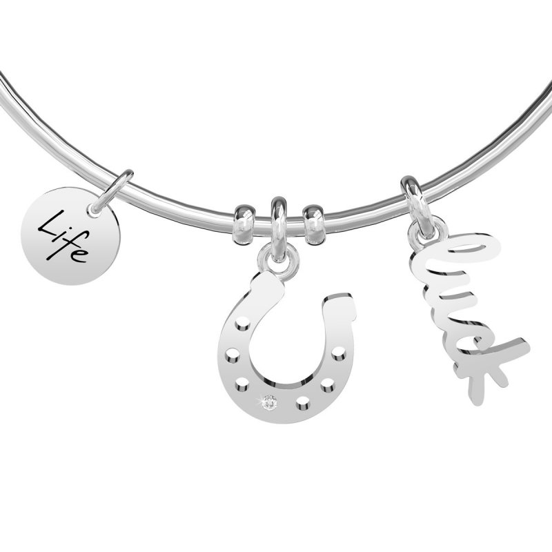 Kidult - Bracciale In Acciaio 316L - Cristalli