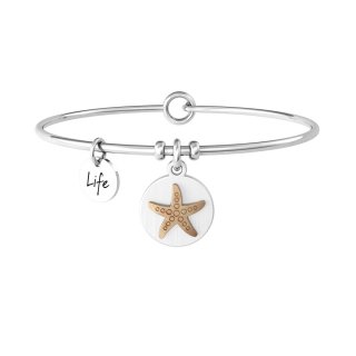 Kidult - Bracciale In Acciaio 316L - Pvd Rosé - Cristallo