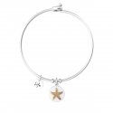 Kidult - Bracciale In Acciaio 316L - Pvd Rosé - Cristallo