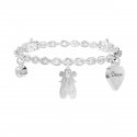 Kidult - Bracciale In Acciaio 316L - Cristalli