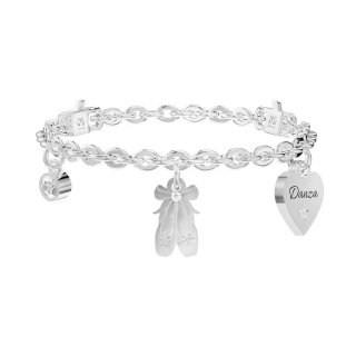 Kidult - Bracciale In Acciaio 316L - Cristalli