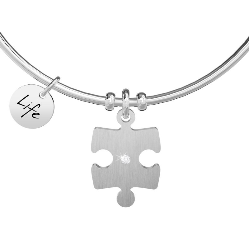 Kidult - Bracciale In Acciaio 316L - Cristalli