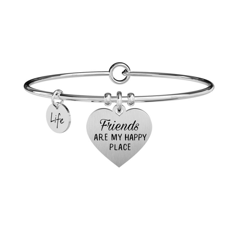 Kidult - Bracciale In Acciaio 316L - Cristalli