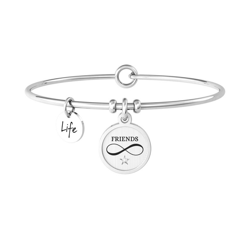 Kidult - Bracciale In Acciaio 316L - Cristalli