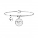 Kidult - Bracciale Bangle - Acciaio 316L - Cristallo