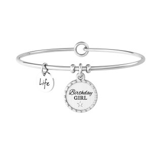 Kidult - Bracciale Bangle - Acciaio 316L - Cristallo