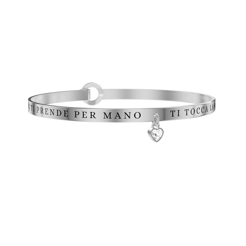 Kidult - Bracciale Bangle - Acciaio 316L - Zirconi