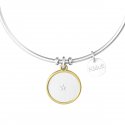 Kidult - Bracciale In Acciaio 316L - Pvd Gold - Cristallo