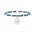 Kidult - Bracciale In Acciaio 316L - Agata - Cristalli