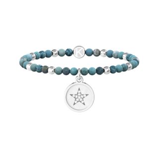 Kidult - Bracciale In Acciaio 316L - Agata - Cristalli